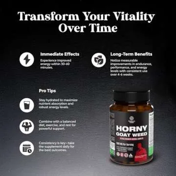 Horny Goat Weed Supplement for Men - Boost Stamina & Energy
