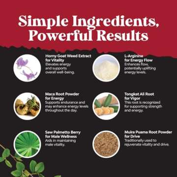 Horny Goat Weed Supplement for Men - Boost Stamina & Energy