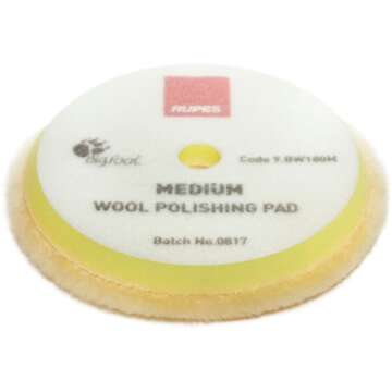 Rupes BigFoot Medium Wool 6.75" Orbital Polishing Pad