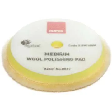 Rupes BigFoot Medium Wool 6.75" Orbital Polishing Pad