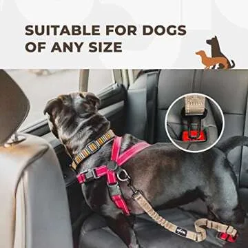 Adjustable Wuglo Dog Seat Belt for Safe Car Travel