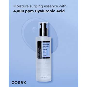 COSRX Hyaluronic Acid Toner, 3.38 fl.oz / 100ml, For Dry Skin, Lightweight Daily Essence, Day and Night, Korean Skin Care, Animal Testing Free, Paraben Free
