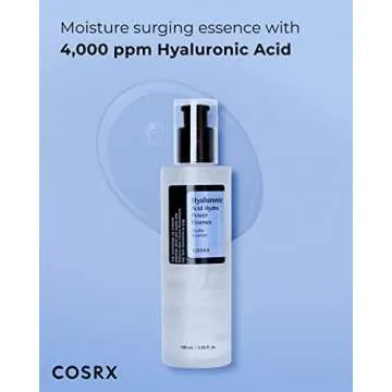 COSRX Hyaluronic Acid Toner, 3.38 fl.oz / 100ml, For Dry Skin, Lightweight Daily Essence, Day and Night, Korean Skin Care, Animal Testing Free, Paraben Free