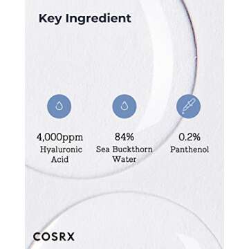 COSRX Hyaluronic Acid Toner, 3.38 fl.oz / 100ml, For Dry Skin, Lightweight Daily Essence, Day and Night, Korean Skin Care, Animal Testing Free, Paraben Free