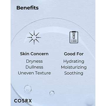 COSRX Hyaluronic Acid Toner, 3.38 fl.oz / 100ml, For Dry Skin, Lightweight Daily Essence, Day and Night, Korean Skin Care, Animal Testing Free, Paraben Free