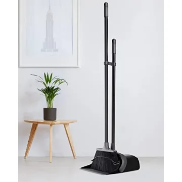 Upgrade Broom and Dustpan Set for Home Cleaning