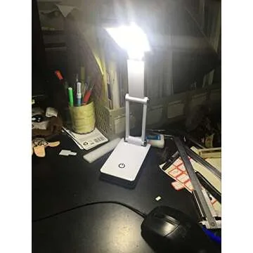 TOMOL Super Bright COB LED Portable Desk Lamp - Foldable & USB Powered