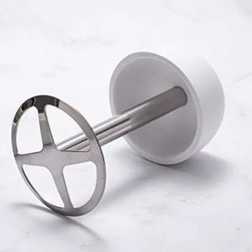 Dullrout Toothbrush Holder Stand, Multi-Functional Toothbrush Holder for Bathroom Vanity Countertop, Stainless Steel Divided, Stylish Design, Holds 4 Standard Brushes, Ideal for Home, Hotel