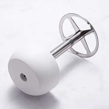 Dullrout Toothbrush Holder Stand, Multi-Functional Toothbrush Holder for Bathroom Vanity Countertop, Stainless Steel Divided, Stylish Design, Holds 4 Standard Brushes, Ideal for Home, Hotel