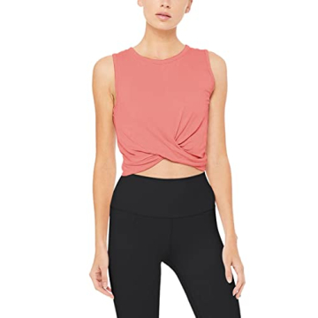 Bestisun Womens Workout Tops Cropped Tank Sleeveless Yoga Pilates Athletic Shirts Gym Exercise Cloth...