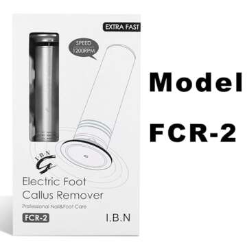 Electronic Foot File (Silver Gray)