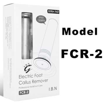 Electronic Foot File (Silver Gray)