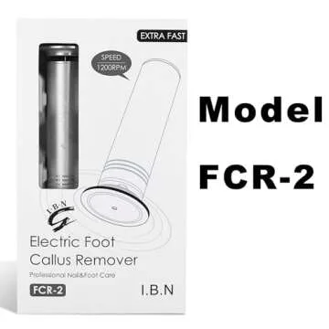 Electronic Foot File (Silver Gray)