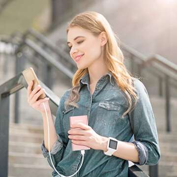 EnergyCell Pilot 4GS Portable Charger 12000mAh Fast Charging Power Bank Dual 3A High-Speed Output Ba...