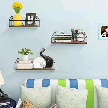 Edenseelake Floating Wall Shelves Set of 3 for Home