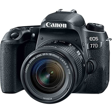Canon EOS 77D with EF-S 18-55mm STM Kit in Black
