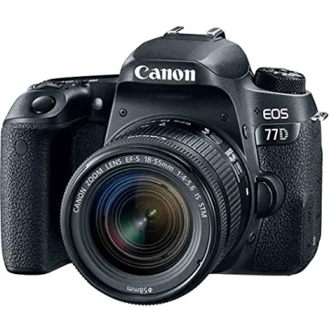 Canon EOS 77D with EF-S 18-55mm STM Kit in Black