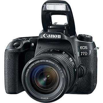 Canon EOS 77D with EF-S 18-55mm STM Kit in Black