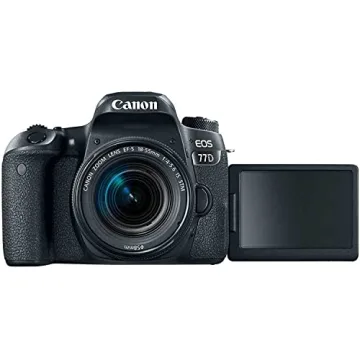 Canon EOS 77D with EF-S 18-55mm STM Kit in Black