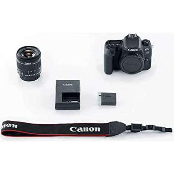 Canon EOS 77D with EF-S 18-55mm STM Kit in Black