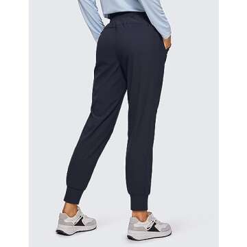 CRZ YOGA Athletic High Waisted Joggers for Women 27.5" - Lightweight Workout Travel Casual Outdoor H...
