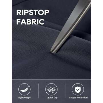 CRZ YOGA Athletic High Waisted Joggers for Women 27.5" - Lightweight Workout Travel Casual Outdoor Hiking Pants with Pockets Navy Medium