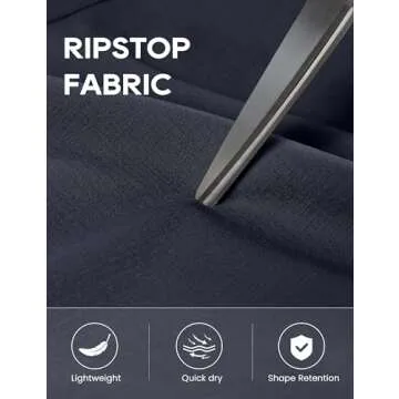 CRZ YOGA Athletic High Waisted Joggers for Women 27.5" - Lightweight Workout Travel Casual Outdoor Hiking Pants with Pockets Navy Medium