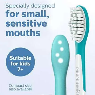 Philips Sonicare Kids 7+ Replacement Toothbrush Heads