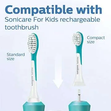 Philips Sonicare Kids 7+ Replacement Toothbrush Heads