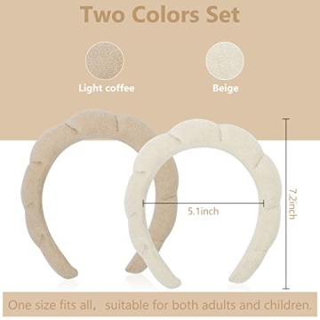 AMCAMI Spa Headband Set 2 PCS for Women - Stylish & Comfortable