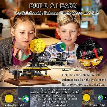 LEAPHZOT 3D Solar System Model for Kids 8+, Educational Toy