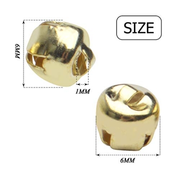 BronaGrand 300pcs Jingle Bells for Christmas Crafting