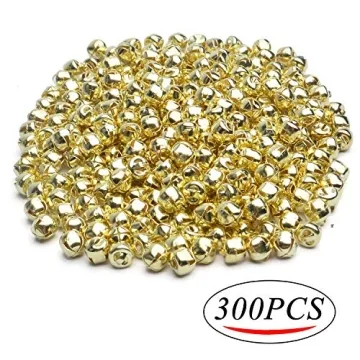 BronaGrand 300pcs Jingle Bells for Christmas Crafting