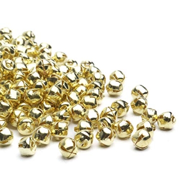 BronaGrand 300pcs Jingle Bells for Christmas Crafting