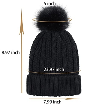 Stylish Satin Lined Winter Beanie for Women - Warm Cap