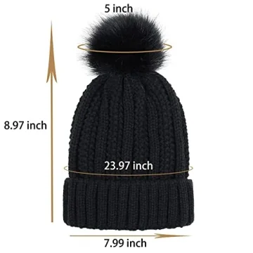 Stylish Satin Lined Winter Beanie for Women - Warm Cap