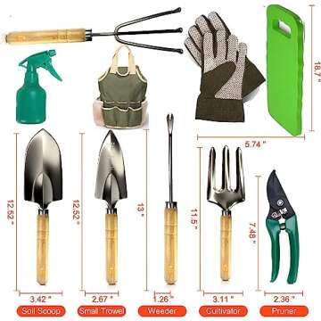 Stylish Gardening Tools for Women - Complete Kit