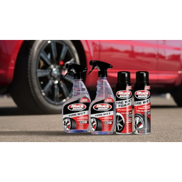 Black Magic Tire Wet Spray for High-Gloss Shine