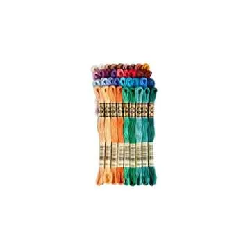 DMC Embroidery Floss Pack - 36 Colors of Quality Thread