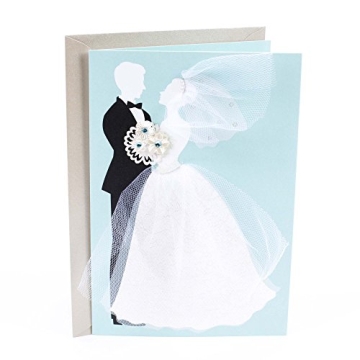 Elegant Hallmark Signature Wedding Card for Bride and Groom