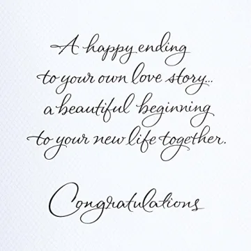 Hallmark Signature Wedding Card for Bride and Groom