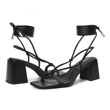Vivianly Chunky Heel Sandals for Style and Comfort