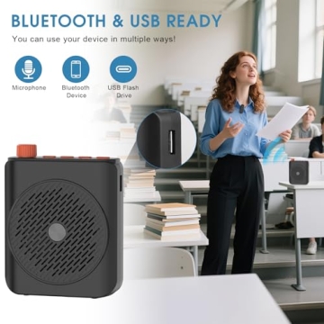 Wireless Voice Amplifier for Teachers with 15W Speaker