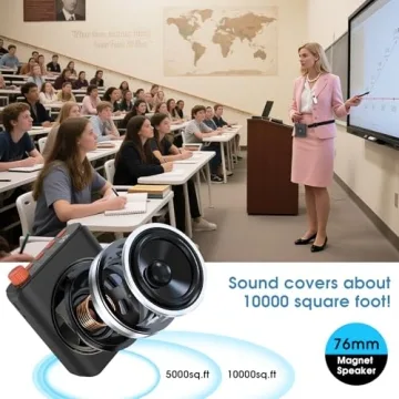 Wireless Voice Amplifier for Teachers with 15W Speaker