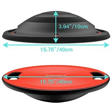 EVERYMILE Balance Board for Core Training and Rehabilitation