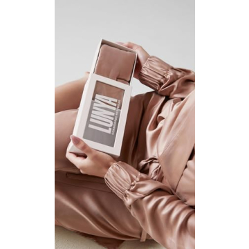 Lunya Women's Washable Silk Eye Mask in Otium Tan