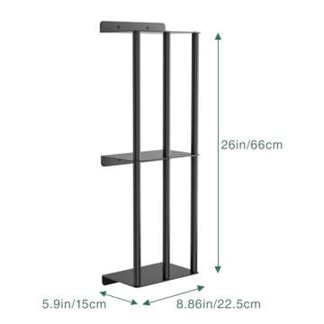 Smart Space-Saving Towel Rack for Bathrooms 26x5.9 Inches