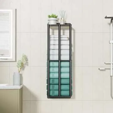 Smart Space-Saving Towel Rack for Bathrooms 26x5.9 Inches