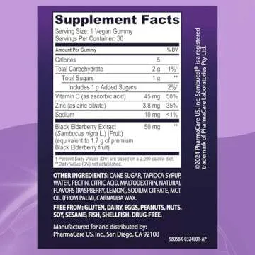 Sambucol Black Elderberry Gummies - Immune Support