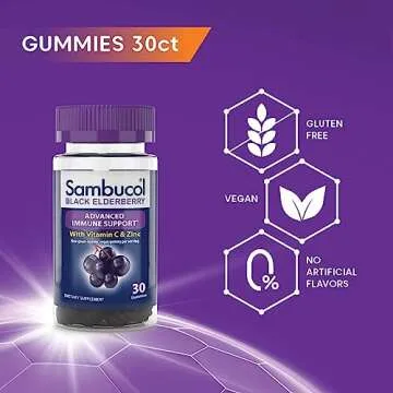 Sambucol Black Elderberry Gummies - Immune Support